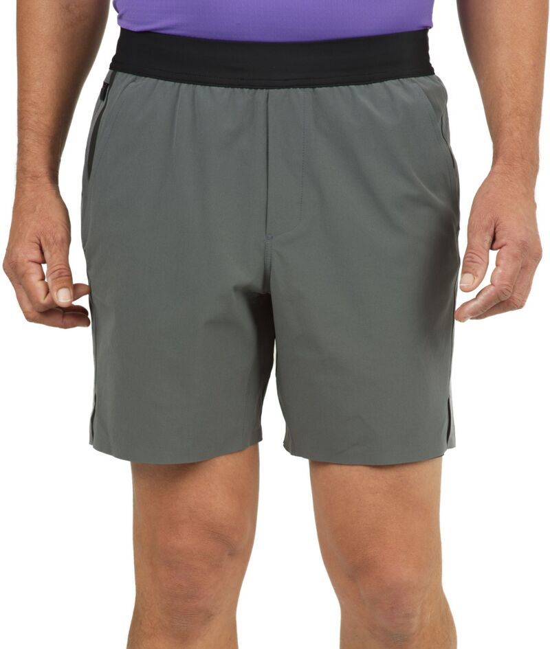 アイビークール メンズ ボトムス ハーフパンツ・ショーツ ショートパンツ IBKUL Mens Performance Shorts Charcoal チャコール