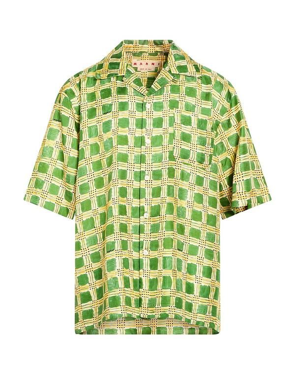 マルニ メンズ トップス シャツ MARNI Green グリーン
