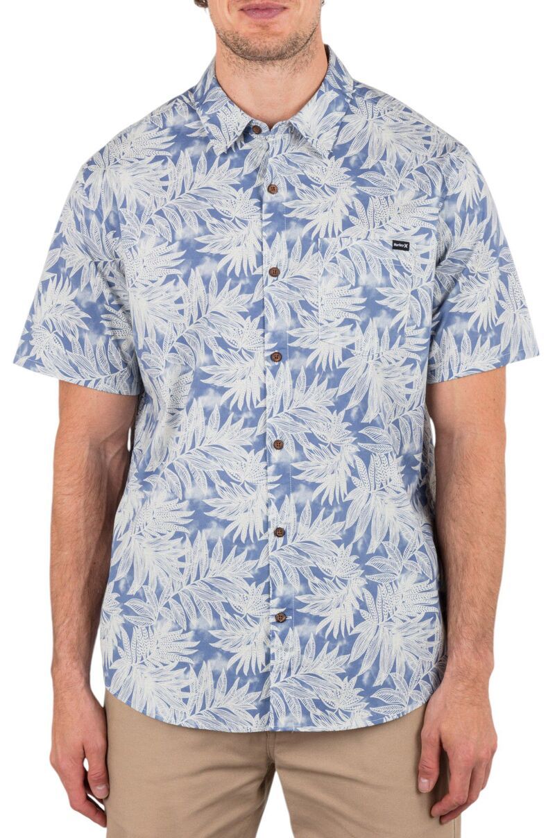 ハーレー メンズ トップス シャツ Hurley Mens One and Only Lido Stretch Short Sleeve Shirt Mirage
