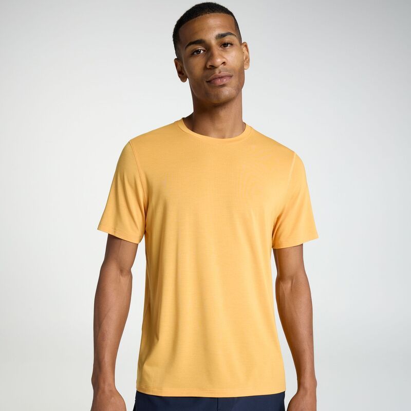 ヴァースト メンズ トップス シャツ VRST Mens Icon Short Sleeve Tee Apricot Sun アプリコット
