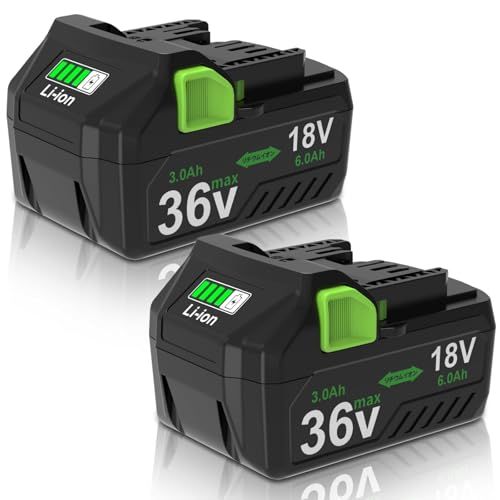 VANKO 互換 ハイコーキ 36v バッテリー BSL36A18 2個 36v/3.0Ah 18v/6.0Ah マルチボルト蓄電池 自動切替 圧倒的なパワー 日立 ハイコーキ バッテリー BSL36A18/BSL36B18などに互換可能 LED残量表示 ｍａ