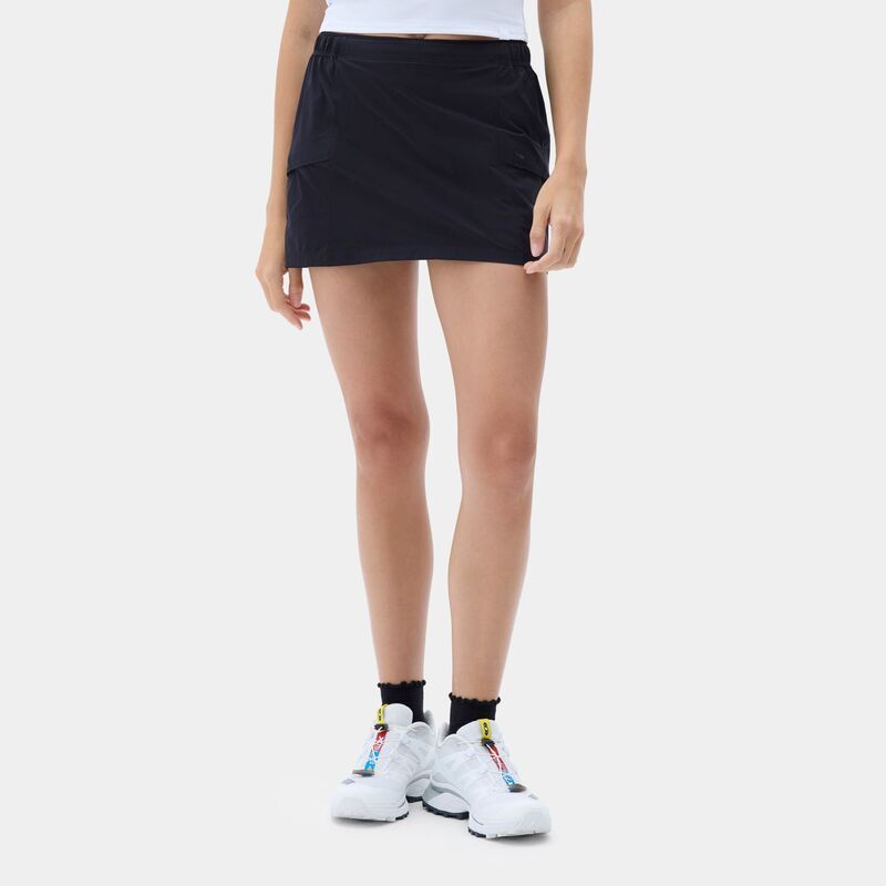 ハーフデイズ レディース ボトムス カジュアルパンツ Halfdays Womens Gwen UPF Lightweight Cargo Skort Black ブラック