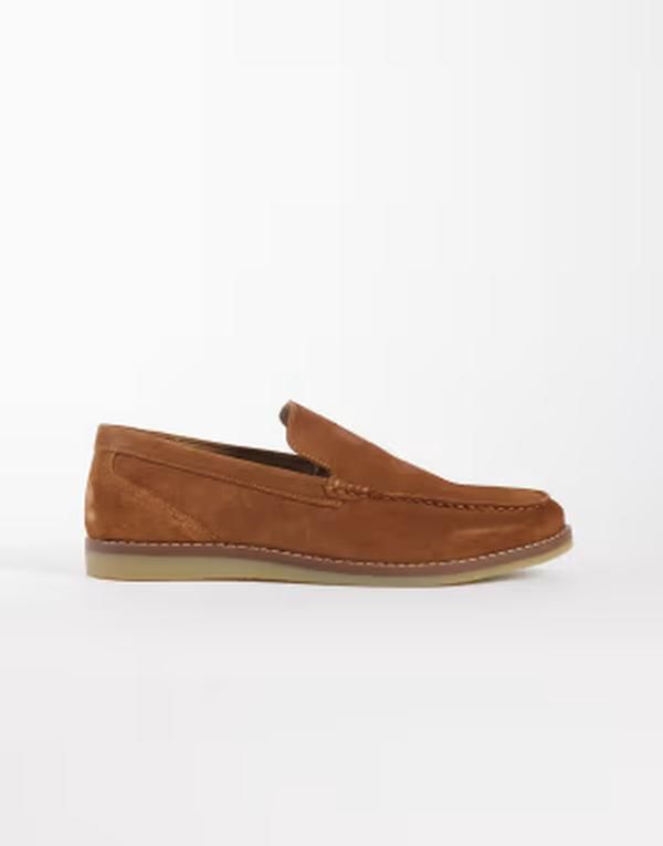 シュー メンズ スリッポン・ローファー スエード Schuh Risk loafers in tan suede Tan Suede タン