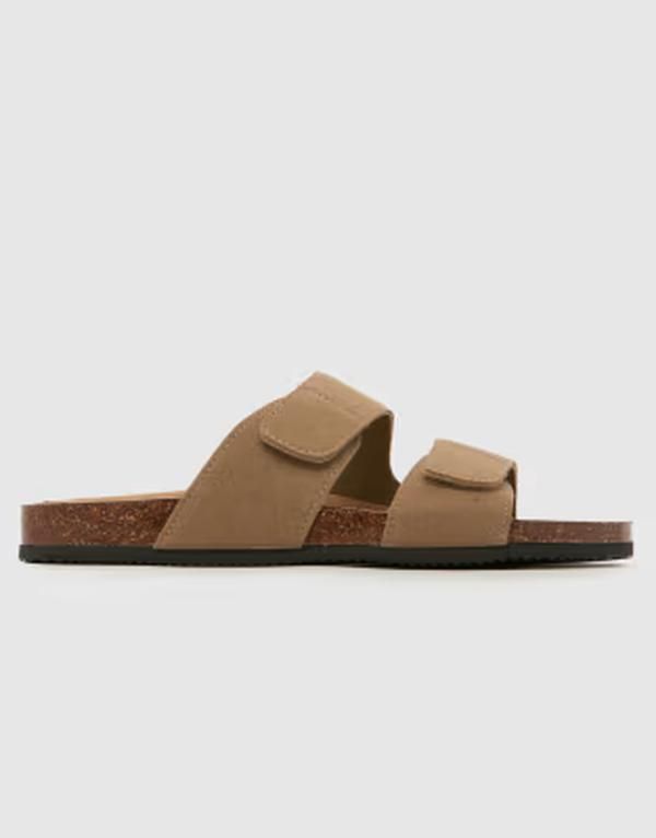 シュー メンズ サンダル schuh Sabe footbed sandals inautral Natural