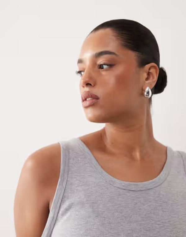 アレンジ レディース トップス ベスト ARRANGE Curve premium tank top heather Gray Heather グレー