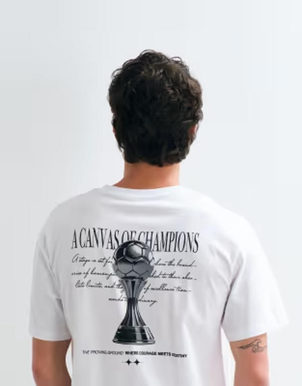 ジャック アンド ジョーンズ メンズ トップス Tシャツ プリント Jack Jones champions backprintshirt Bright White ホワイト