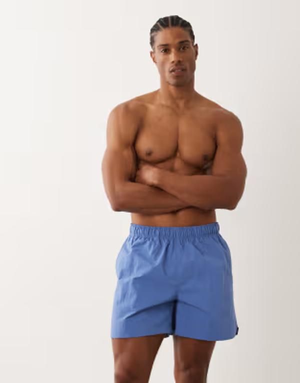 アルケット メンズ 水着 ハーフパンツ・ショーツ ショートパンツ ARKET swim shorts in mid BLUE ブルー