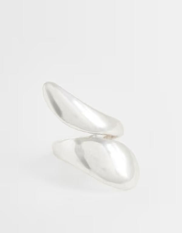 エイソス レディース アクセサリー リング ASOS DESIGN wraparound ring tone SILVER シルバー 6,784円