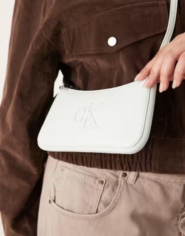 カルバンクライン レディース バッグ ミニ ロゴ ジーンズ Calvin Klein Jeans mini bold logo shoulder bag Whispering Blue ブルー