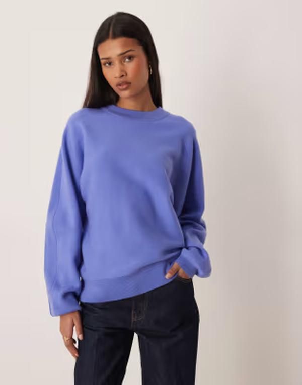 ジーナトリコ レディース アウター ニット・セーター クルーネック Gina Tricot crew necknit sweater Blue ブルー