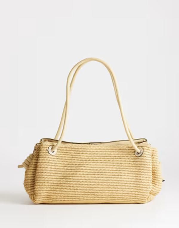 トップショップ レディース バッグ Topshop Miller large straw shoulder bag inatural NATURAL