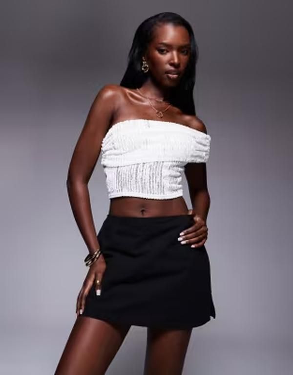プリンセスポリー レディース ボトムス ハーフパンツ・ショーツ サイドスリット コットン Princess Polly Gigi cotton side slit skort Black ブラック