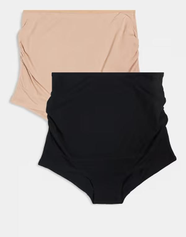 リンデックス レディース アンダーウェア ブリーフパンツ マタニティ Lindex Maternity 3 pack briefsbeige Multi マルチカラー