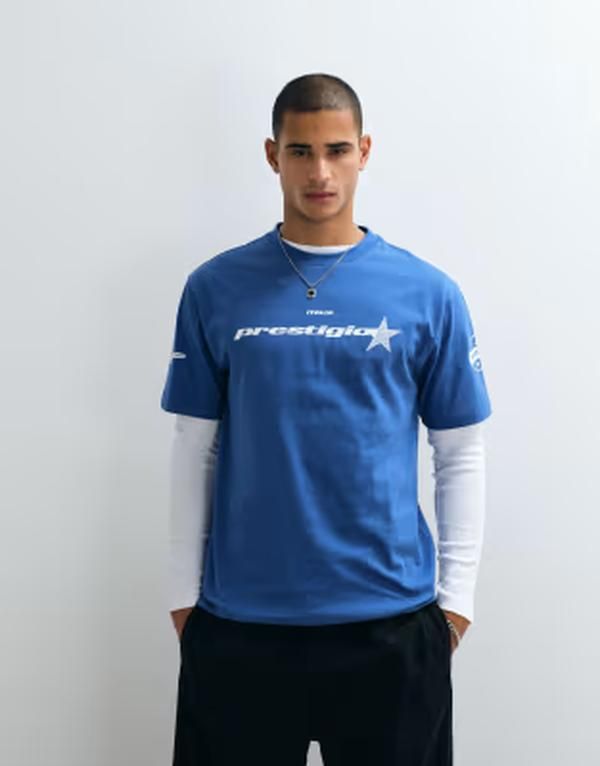エイソス メンズ トップス Tシャツ ドロップショルダー グラフィック ASOS DESIGN relaxedrop shoulder Tshirt with text graphic NOUVEA