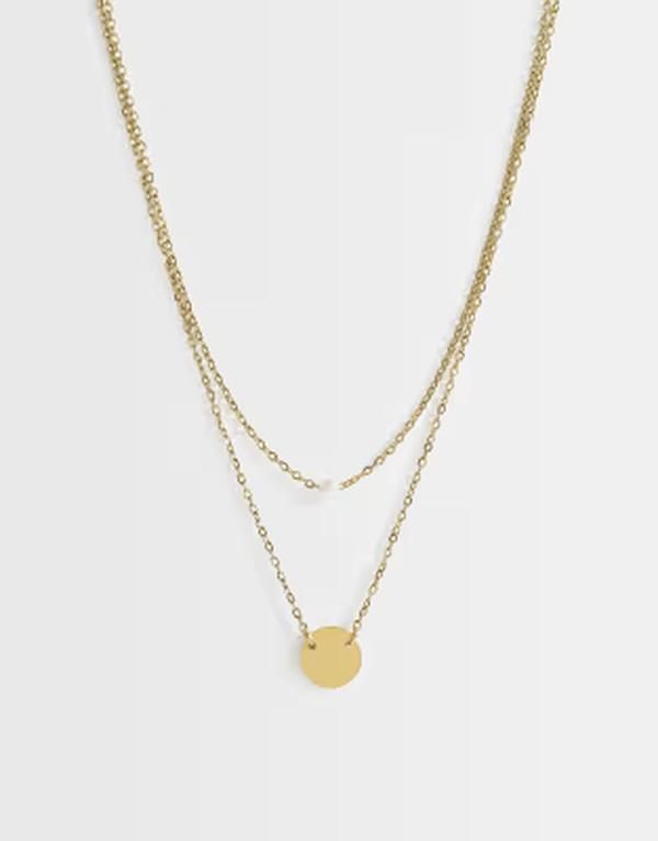 ロストソウルズ レディース アクセサリー ネックレス・チョーカー・ペンダントトップ ミニ Tシャツ レース Lost Souls pack of 2 necklaces with goldisc mi