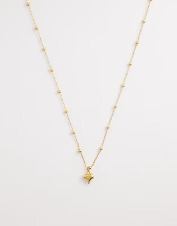 ロストソウルズ レディース アクセサリー ネックレス・チョーカー・ペンダントトップ Tシャツ レース Lost Soulsatellite chain heart pendant necklace i