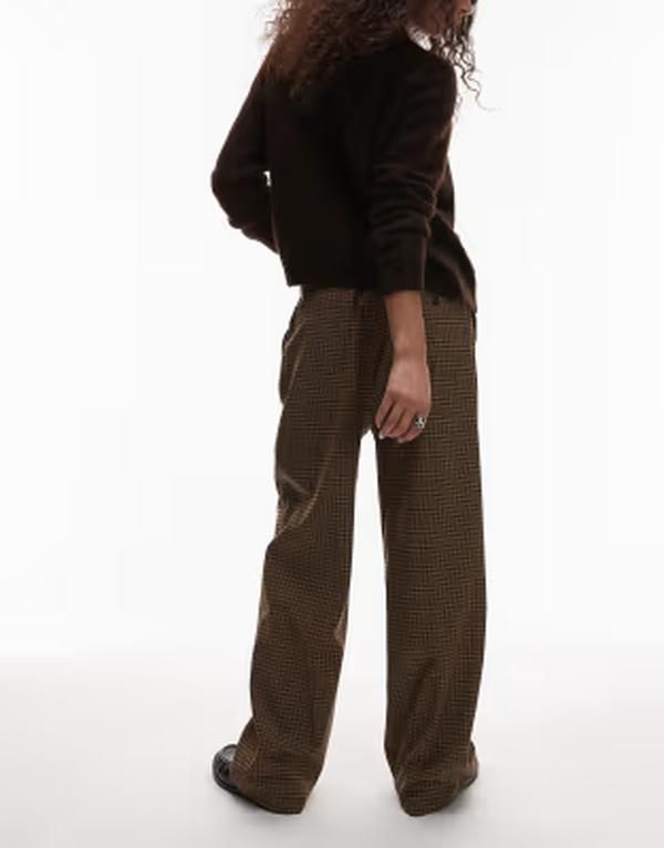 アルケット レディース ボトムス カジュアルパンツ ストレート ウール ARKET wool blend stretch straight leg pants with elasticized wai