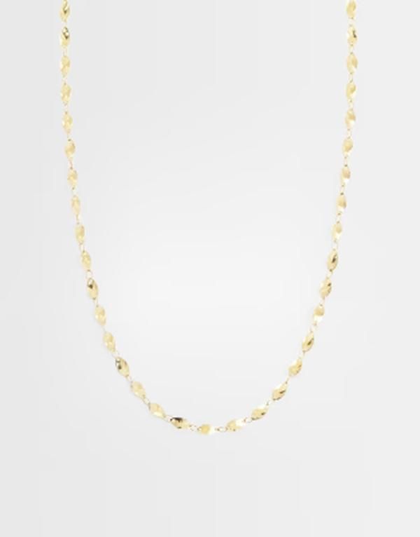 ロストソウルズ レディース アクセサリー ネックレス・チョーカー・ペンダントトップ Tシャツ レース Lost Souls twisted chainecklace in 18kt gold plat