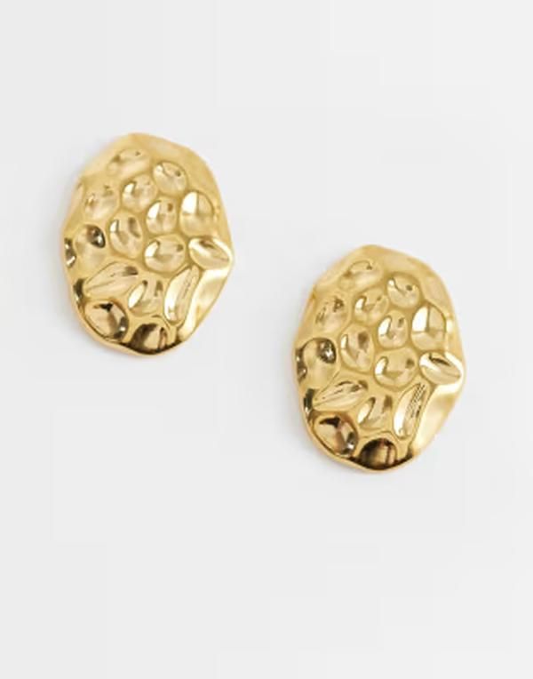 ロストソウルズ レディース アクセサリー ピアス・イヤリング Tシャツ Lost Souls hamme red oval earrings in 18kt gold plated stainless