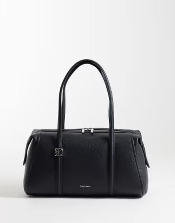 カルバンクライン レディース バッグ Calvin Klein pebble shoulder bag Black ブラック