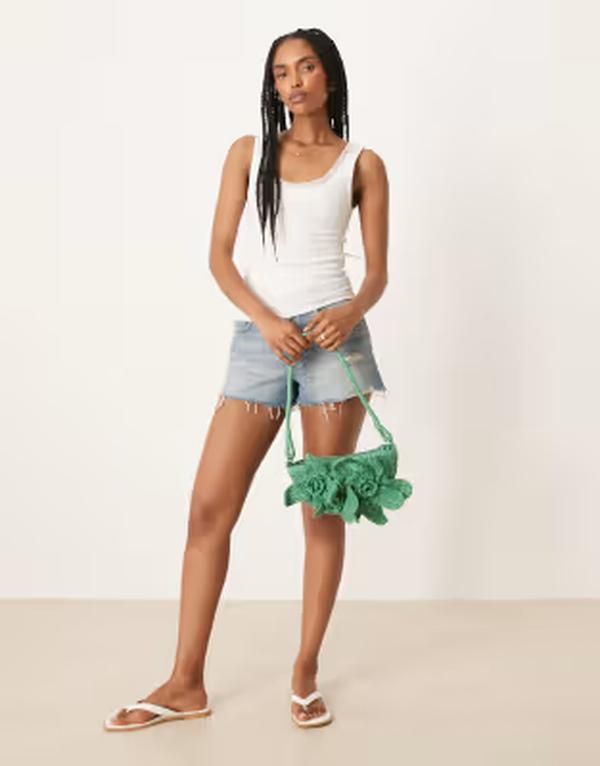 ジーナトリコ レディース トップス ベスト レース Gina Tricot lace detail tank top Offwhite オフホワイト