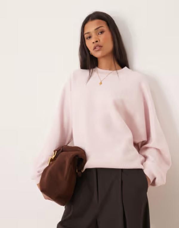 ジーナトリコ レディース アウター ニット・セーター クルーネック Gina Tricot crew necknit sweater pink ピンク