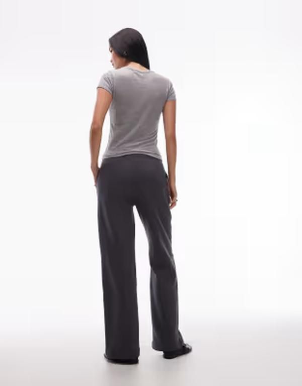アルケット レディース ボトムス レギンス ワイドレッグ パンツ スウェットパンツ コットン ARKET pure cotton adjustable wide leg sweatpants DARK