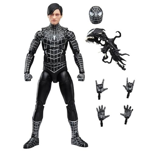 ハズブロ（Hasbro）MARVEL マーベルレジェンドシリーズ 『スパイダーマン 3』 コレクション用 15 cm アクションフィギュア、スパイダーマン シンビオート アクセサリー付き G0589 正規品Ju
