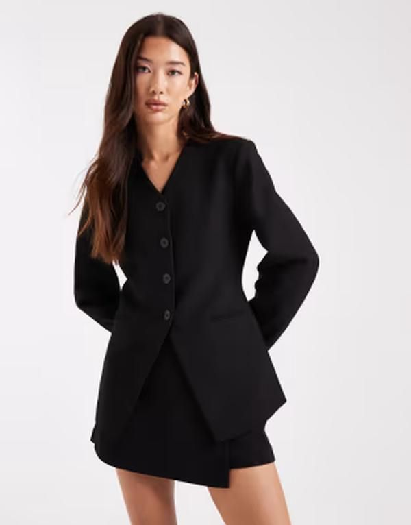 オンリー レディース アウター ジャケット・ブルゾン ブレザー ONLY structu red blazer part of a set Black ブラック