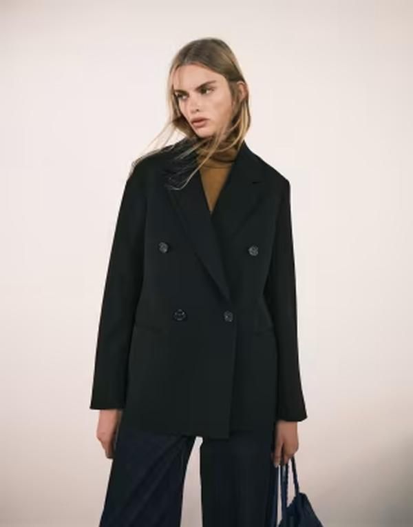 アルケット レディース アウター ジャケット・ブルゾン リラックスフィット ブレザー ARKET relaxed fit doublebreasted blazer with welt pockets