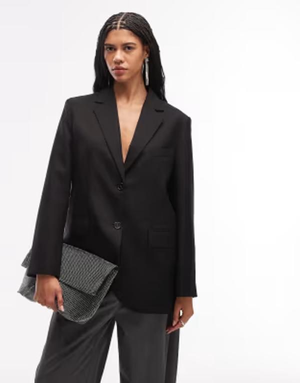 アルケット レディース アウター ジャケット・ブルゾン ブレザー ARKET oversized boyfriend blazer Black ブラック