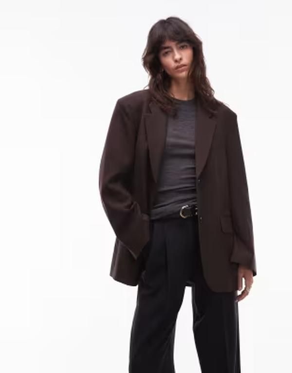 アルケット レディース アウター ジャケット・ブルゾン ウール ブレザー ARKET wool tailo red blazer BROWN ブラウン