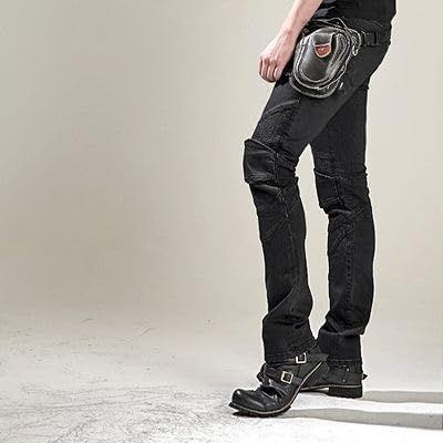 新品 uglyBROS(アグリブロス) モトパンツ FEATHERBED 【Men's】 BLACK 36 UB0002BK5