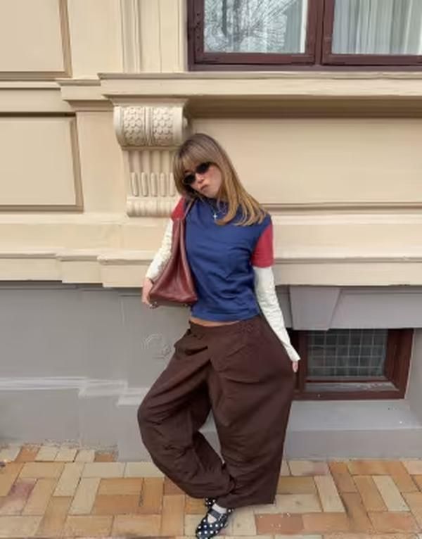 ライオネス レディース ボトムス カジュアルパンツ Lionessignora wrap waistbandetail relaxed pants in chocolate チョコレート