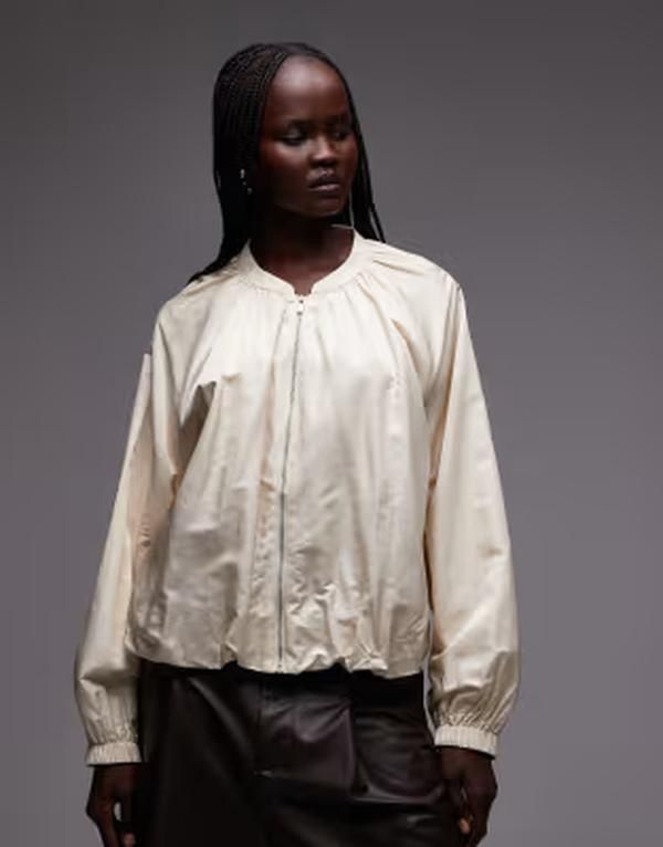 アルケット レディース アウター ジャケット・ブルゾン ARKET lightweight bomber jacket BEIGE ベージュ