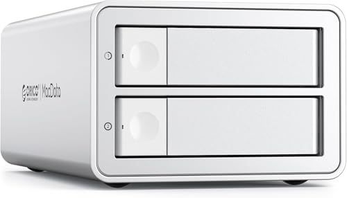 ORICO 【RAID機能対応】 HDD ケース 3.5インチ 2Bay 22TB*2 USB 3.0 RAID ケース ブラケット付き 2.5インチ/3.5インチSSD/HDD対応 冷却ファン搭載 アルミ合金ボデ UASP対応 12V/4A 38a9f6b4