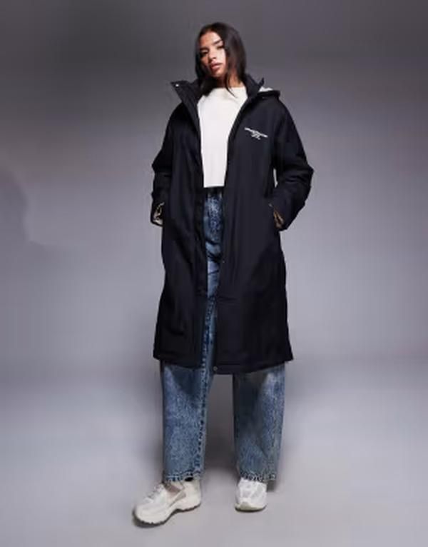 エイソス レディース アウター コート グラフィック ASOS Weekend Collective Weekend Collective longline coat with teddy linin