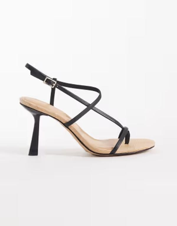 アルド レディース シューズ サンダル ヒール Aldo Nallia strappy heeled sandals Black combo ブラック