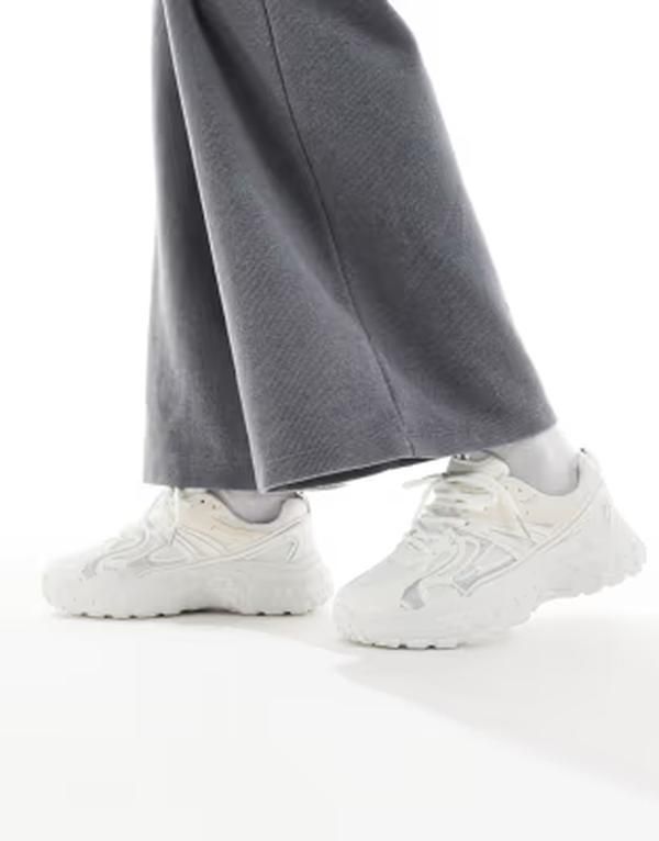 セクウェル レディース シューズ スニーカー SEQWL Wolf chunky sneakers WHITE ホワイト