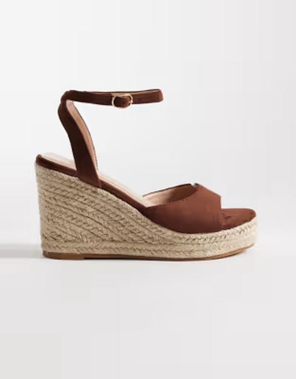 セクウェル レディース シューズ サンダル SEQWL espadrille wedge sandals Brown ブラウン
