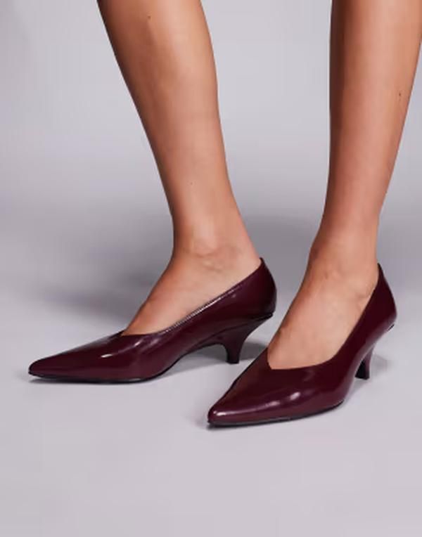 パブリックデザイア ワイドフィット レディース シューズ パンプス ヒール Public Desire Wide Fit Public Desire Lunch Date Wide Fit low h