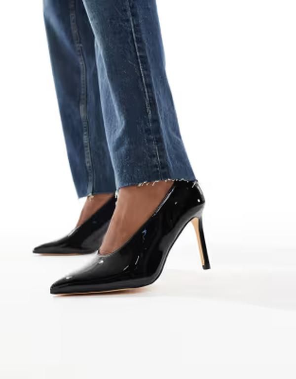 セクウェル レディース シューズ パンプス SEQWL Petunia high vampumps in patent BLACK PATENT ブラック