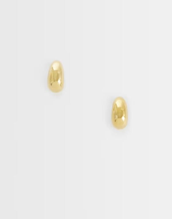 ロストソウルズ レディース アクセサリー ピアス・イヤリング Tシャツ Lost Souls teardrop earrings in 18k gold plated stainlessteel GO