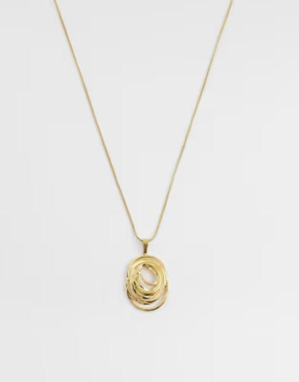 ロストソウルズ レディース アクセサリー ネックレス・チョーカー・ペンダントトップ Tシャツ レース Lost Soulspiral necklace in 18k gold plated stain