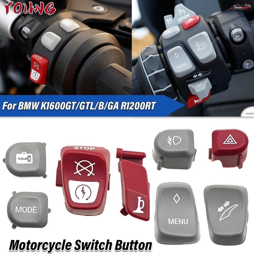 BMW R1200RT K1600GT K1600GTL K1600B K1600GA 2013-2020用モーターサイクルスイッチスタートプッシュボタンカバー