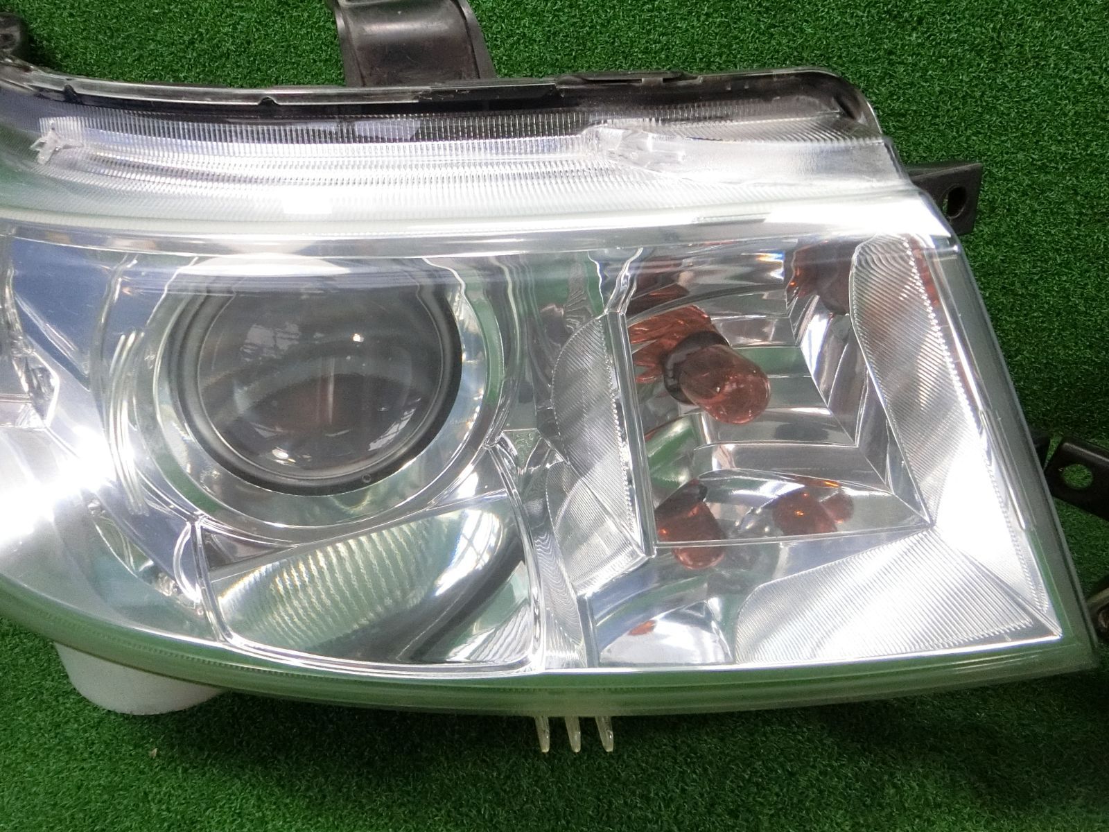送料込MH23S ワゴンR スティングレー HID ヘッドライト グリルセット