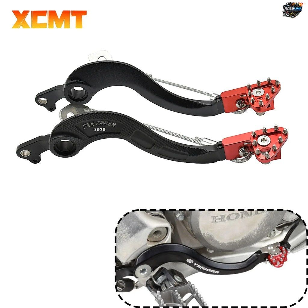 ホンダ CRF250R CRF450R CRF450RX CRF 250R 450R 450RX 2002-2019 2020 アクセサリー用 CNC アルミニウム鍛造リアブレーキペダルレバー