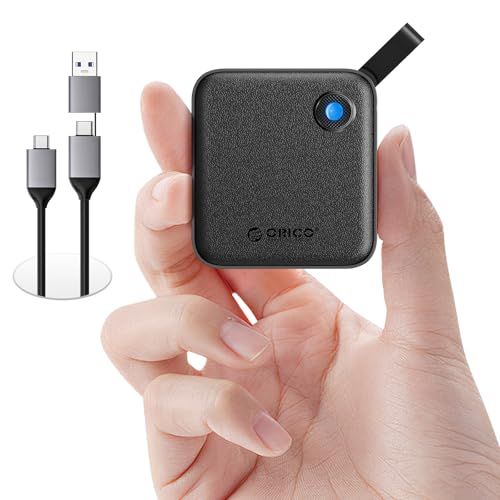 ORICO 256 GB 外付けSSD、最大460MB/秒、5Gbps USB C&Aケーブル付きポータブル・ソリッド・ステート・ドライブ、Type-Cスマートフォン、タブレット、ノートPC向け信頼性の高いストレージ- B5PLUS 106776da