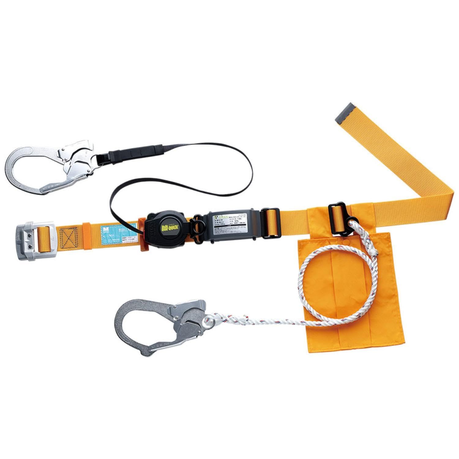 新品 [ミドリ安全] 墜落制止用器具 胴ベルト型 新規格適合 100kg以下 MSK 500L 30L YL イエロー