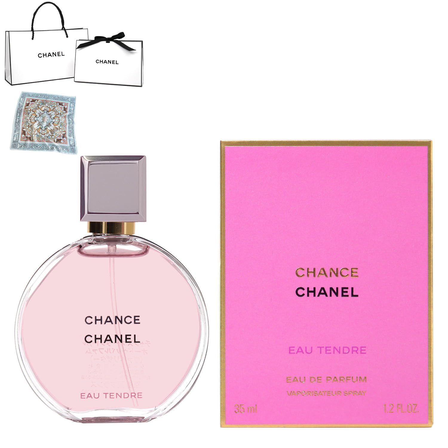 新品 [ショップバッグ付] CHANEL シャネル チャンス オードゥパルファム フレグランス 香水 オリジナルスカーフ付 ギフト プレゼント (オータンドゥル)